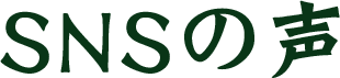 SNSの声